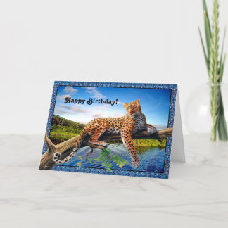 Carte d'occasion de beauté de jungle