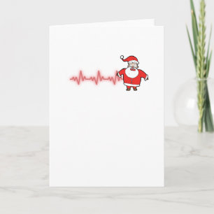 Carte Docteur drôle Nurse de Noël du père noël de