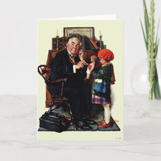 Carte Docteur et poupée