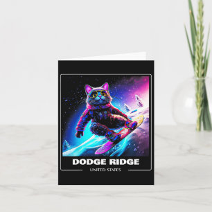 Carte Dodge Ridge États-Unis Ski Ski Ski