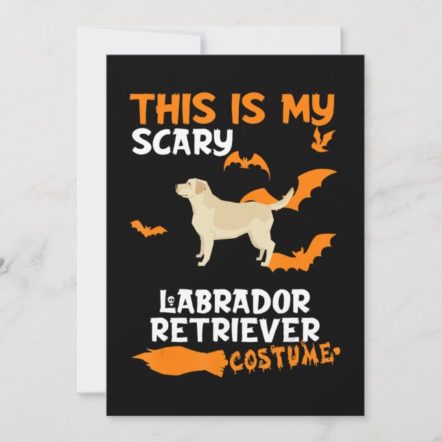 Carte Dog Lover | This Is My Scary Labrador Retriever (Devant)