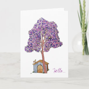 Carte Doghouse, Bonjour...