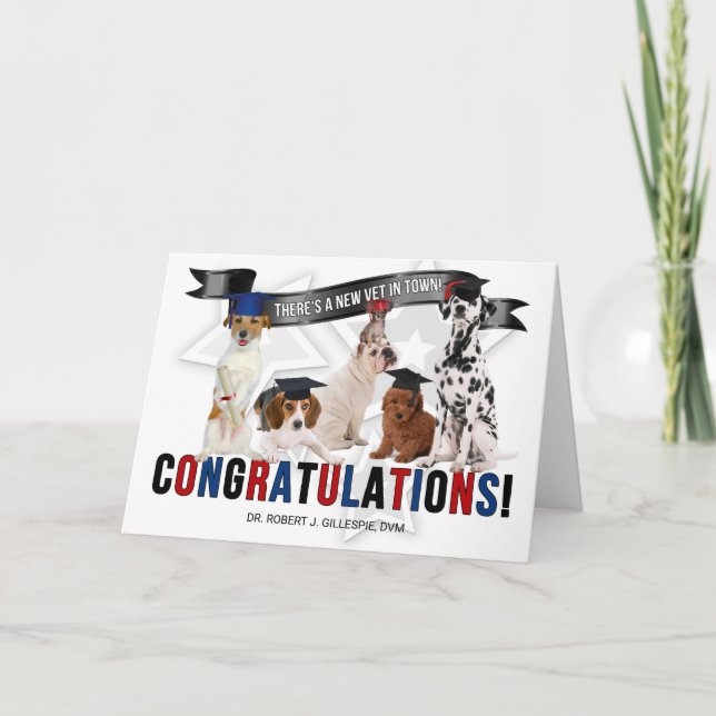 Carte DOGS Docteur en médecine vétérinaire Diplômé (Devant)