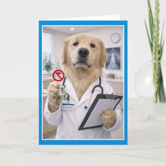 Carte Dogtor's Orders Get Well Card NCC-1