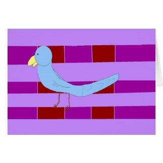 Carte d'oiseau