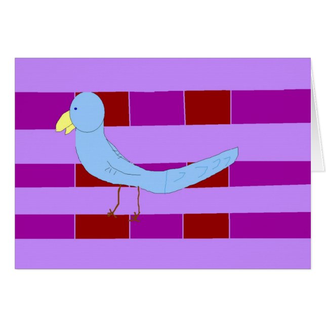 Carte d'oiseau (Devant horizontal)