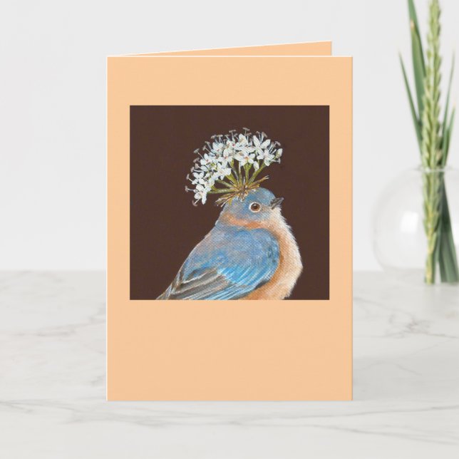 carte d'oiseau bleu (Hermione) (Devant)