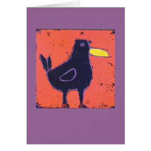 carte d'oiseau d'amusement