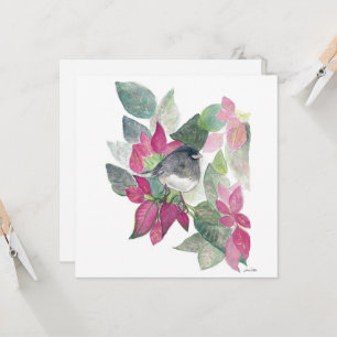 Carte d'oiseau Dark Eyed Junco