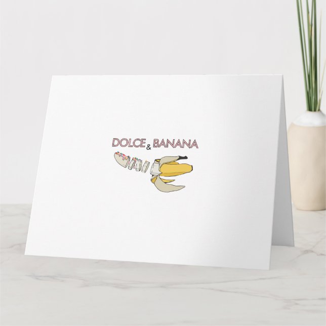 Carte Dolce et banane (Devant)