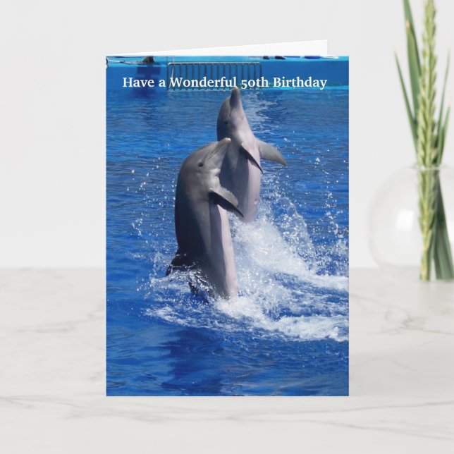 Carte Dolphins 50e anniversaire (Devant)