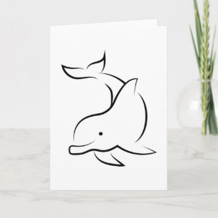 Carte Dolphins Dolphin Mer Animal Océan Eau Idée cadeau