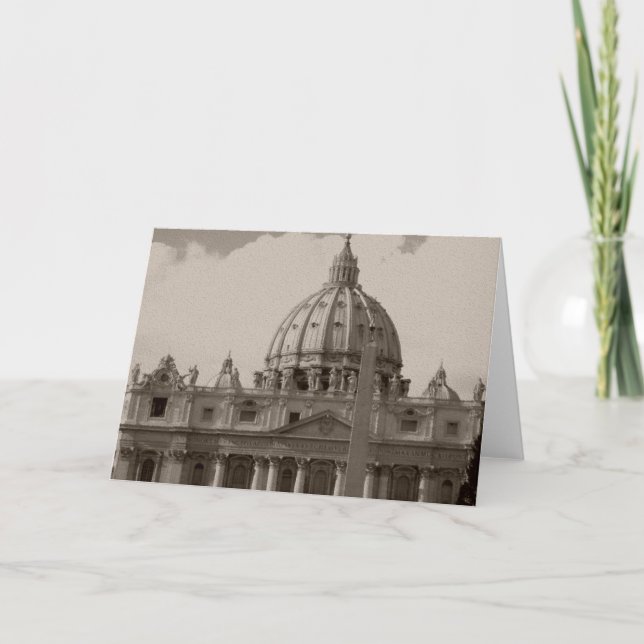 Carte Dôme de la basilique Saint-Pierre de Rome (Devant)