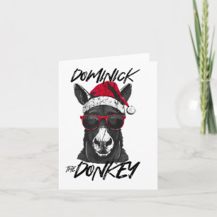 Carte Dominick L'âne Drôle Noël Italien Christ