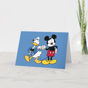 Carte Donald Duck & Mickey Poing Bump
