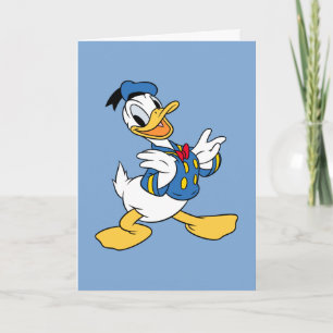 Carte Donald Duck   Pose Fière