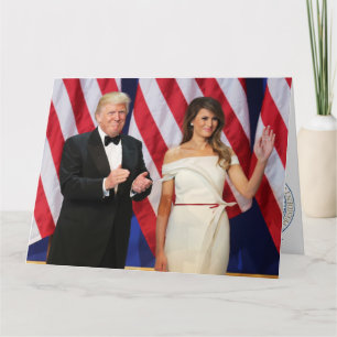 Carte Donald & Melania Trump At Inauguration