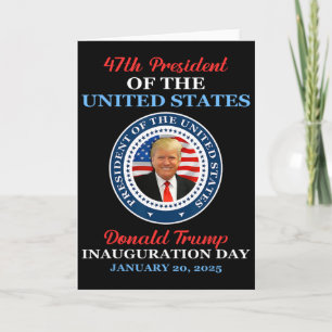 Carte Donald Trump 47e Président 2025 Investiture États-
