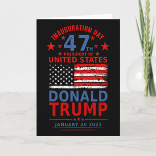 Carte Donald Trump a gagné l'inauguration de l'élection