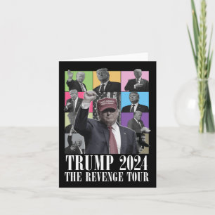 Carte Donald Trump La Tournée de la vengeance 2024 pour