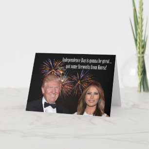Carte Donalds Korean Fireworks : Joyeux 4 juillet