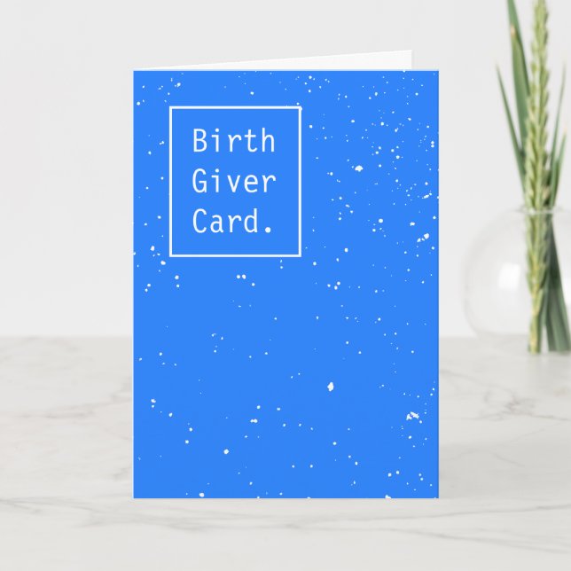 Carte Donateur de naissance (Devant)