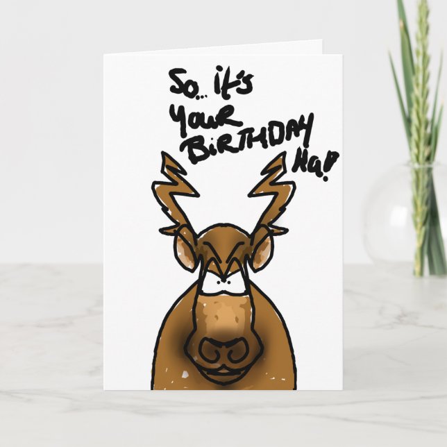 Carte Donc c'est ton dessin animé d'anniversaire (Devant)