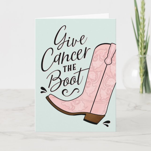 Carte Donnez au cancer le cancer du sein d'amorce le can (Devant)