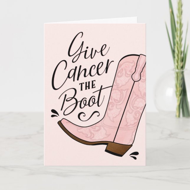 Carte Donnez au cancer le cancer du sein d'amorce le can (Devant)