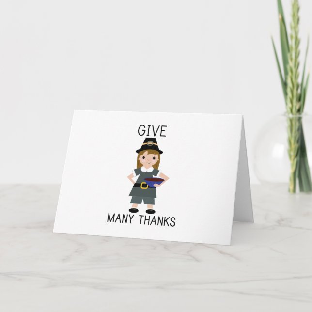 Carte Donnez beaucoup de mercis (Devant)