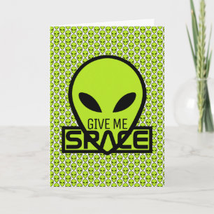 Carte Donnez-moi de l'espace, Alien extra-terrestre