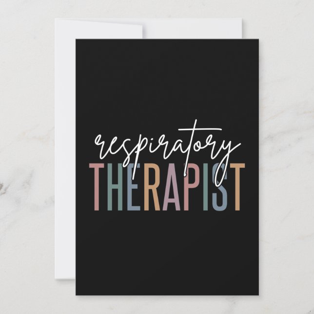 Carte Dons d'un thérapeute respiratoire (Devant)
