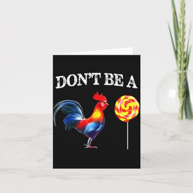 Carte Dont Be A Sucker Funny Father's Day  (Devant)
