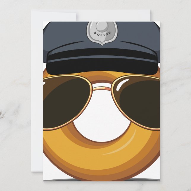 Carte Donut de la police (Devant)