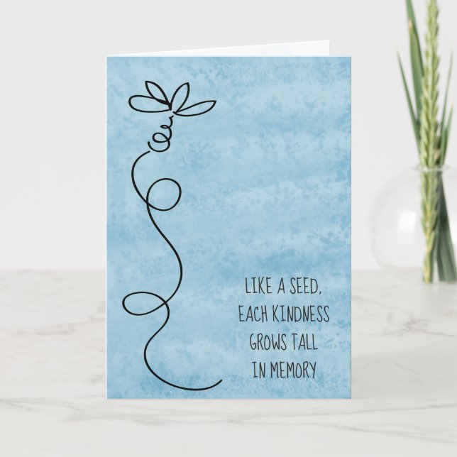 Carte doodle daisy merci (Devant)