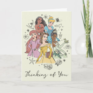 Carte Doodles Disney Princess Marker