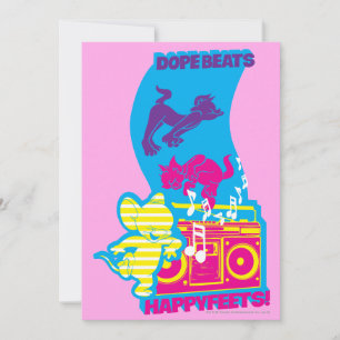 Carte Dope bat les pieds heureux