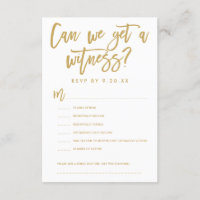 Carte d'options de mariage RSVP avec lettres à la