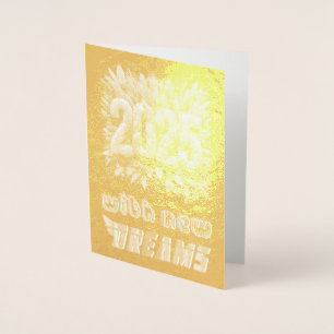 Carte Dorée 2025 Avec De Nouveaux Rêves