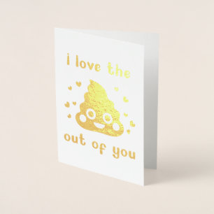 Carte Dorée Amoureux de la Saint Valentin