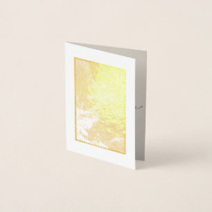 Carte Dorée Art chinois antique d'or joyeux anniversaire