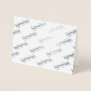 Carte Dorée Bacon Sizzling Bagues Viande Petit-déjeuner Alimen