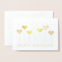 Ballons en forme de coeur Joyeux anniversaire