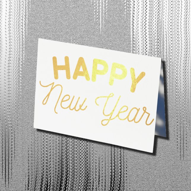 Carte Dorée Bonne année - photo de votre enfant (Créateur téléchargé)