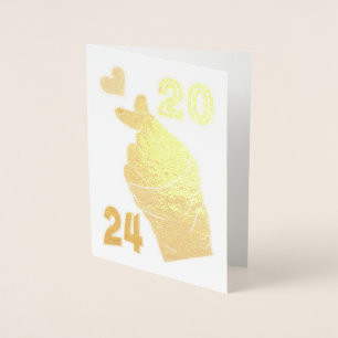 Carte Dorée Cœur Coréen 2024