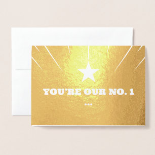 Carte dorée d'anniversaire Top of The Pops