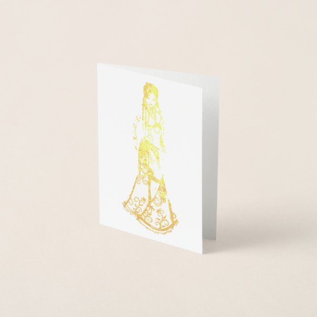 Carte Dorée Danseur du ventre (Devant)