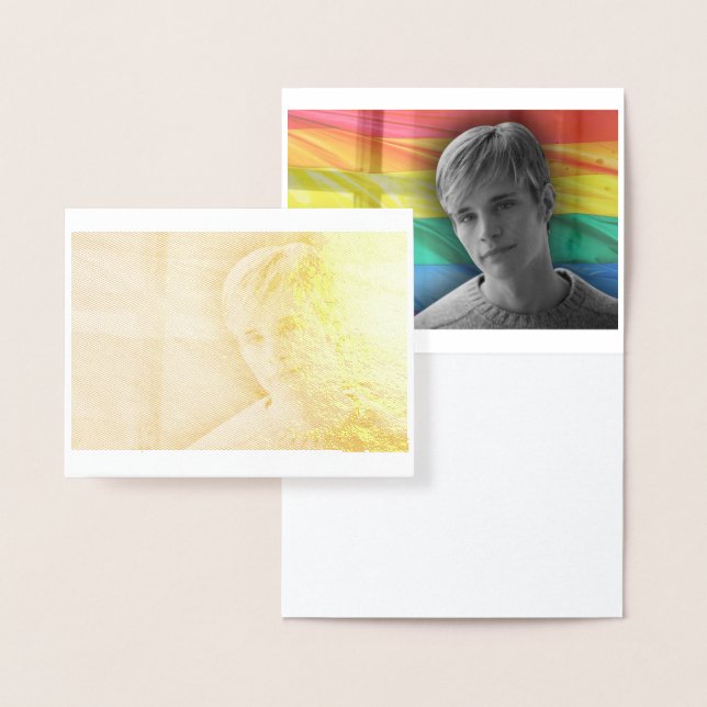 Carte Dorée En mémoire de Matthew Shepard 1976 - 1998 Foil Car (Affichage)