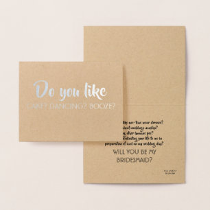 Carte Dorée Faites-vous ÉGALEMENT comme - la proposition drôle