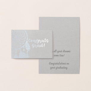 Carte Dorée Félicitations aux diplômés Dreamcatcher